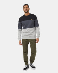 Tentree TreeFleece Blocked Classic Crew - Men's - Final Clearance